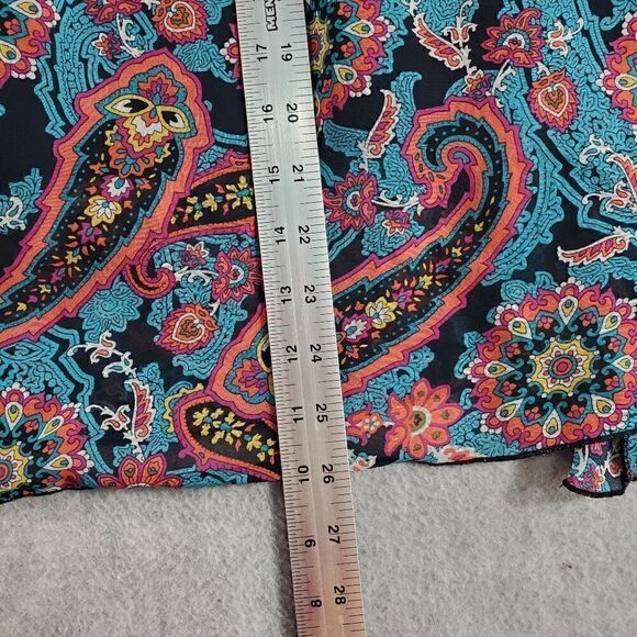 Lularoe Skirt Womens XS Multicolor Floral Flare Knee Length - Picture 5 of 7